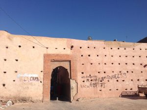 最近見つけたmarrakech旧市街のBAB（by courtesy of Y.O.)
