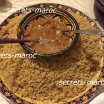 初めての味、アムルーのクスクス（モロッコ南部限定料理のよう・・・）